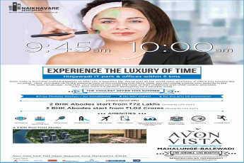 Avail the coolest offer this summer by booking home at Naiknavare Avon Vista in Pune